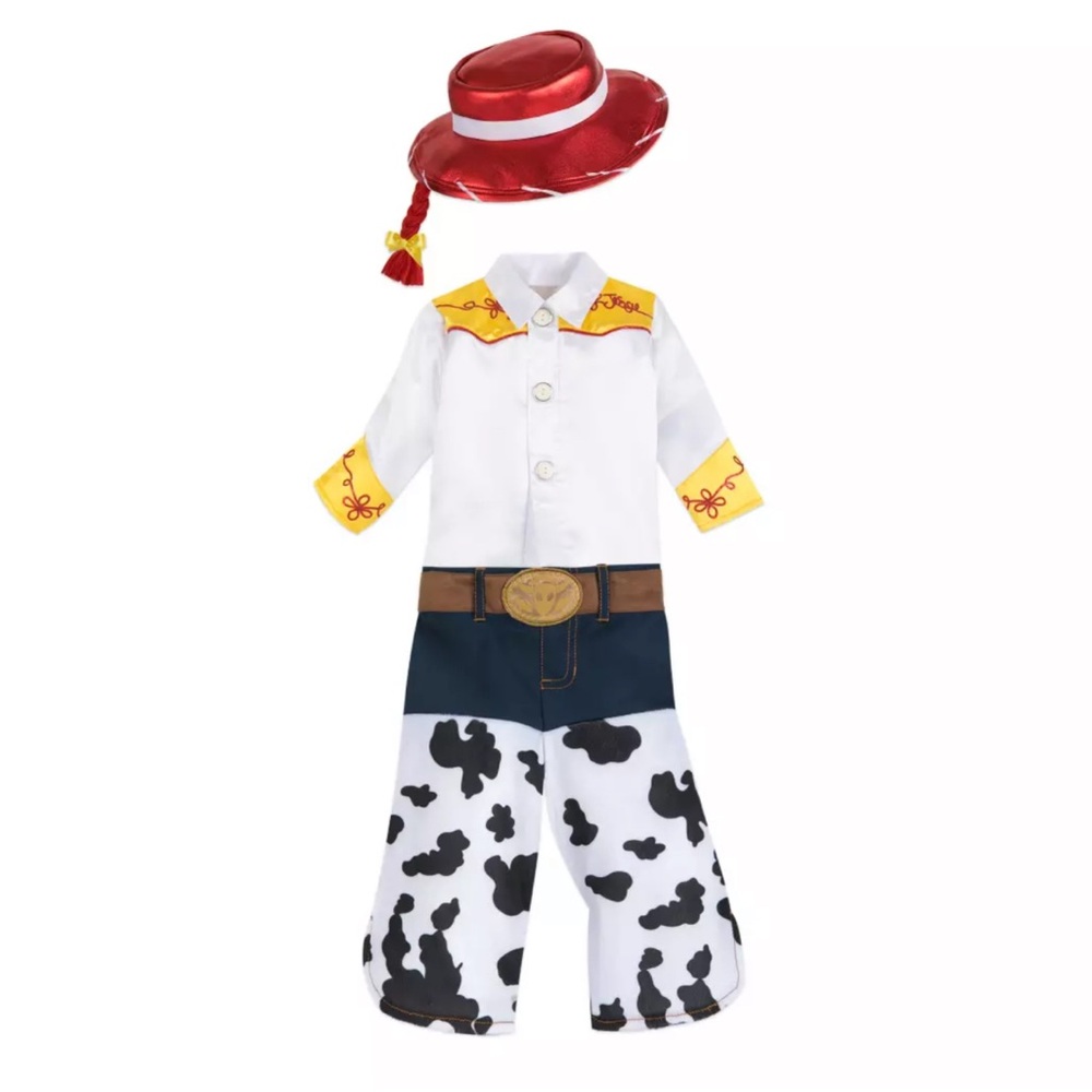 Disney Toy Story Jessie Costume - Red, White, Yellow, Black